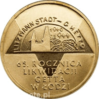 65. roczn. likwidacji getta w Łodzi 2 zł