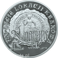 750-lecie lokacji Krakowa 10 zł