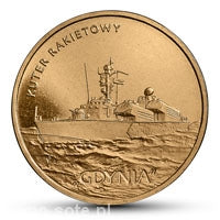 Kuter rakietowy Gdynia 2013 2 zł