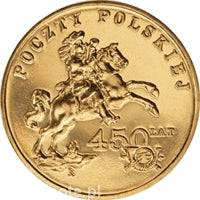 450 lat Poczty Polskiej 2 zł
