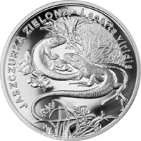 Jaszczurka zielona 20 zł