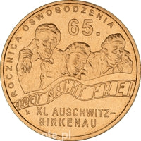 65 roczn.oswobodzenia KL Auschwitz-Birkenau 2 zł