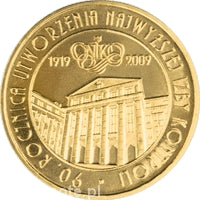 90 r. utworzenia Najwyższej Izby Kontroli 2 zł