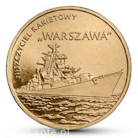 Niszczyciel rakietowy Warszawa 2 zł 2013