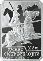 Rycerz ciężkozbrojny XV wiek 10 zł