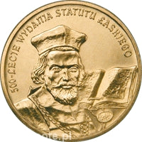 500-l. Statutu Łaskiego 2 zł