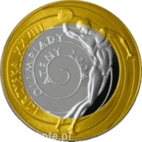 Igrzyska Ateny 2004 plater.10 zł