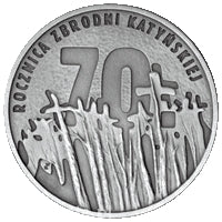 70 roczn. zbrodni katyńskiej 10 zł